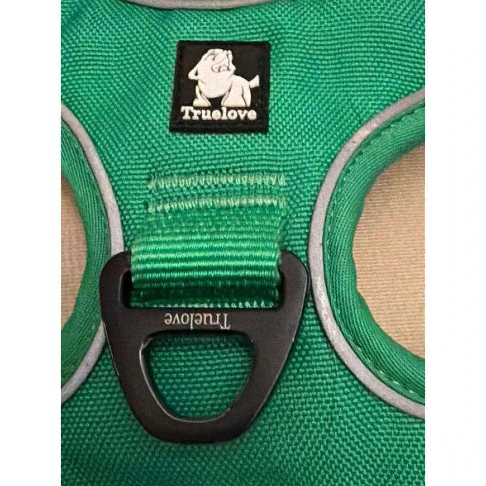 Truelove Green Reflective No Pull Dog Harness Mesh Padded Adjustable Vest